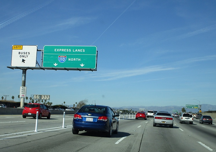 110 freeway express lane camera