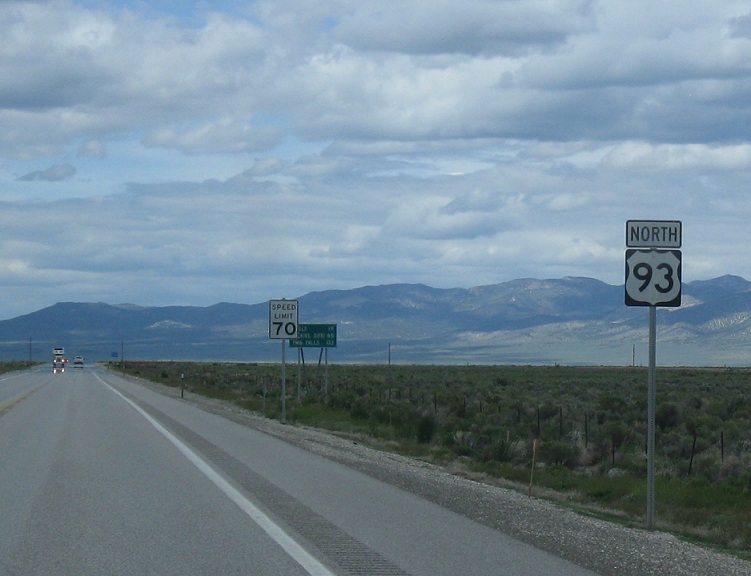 U.S. Route 93, SR 229 to SR 232 « Wyoming Routes